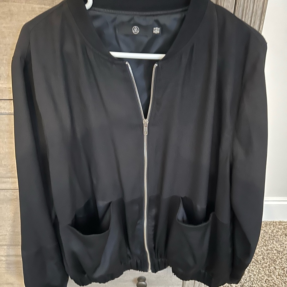 Black Women's Bomber Jacket